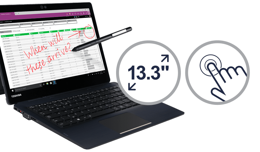 Toshiba Portege X30t 2-in-1 touchscreen