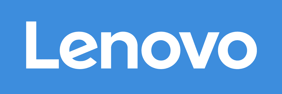 lenovo company logo in blue